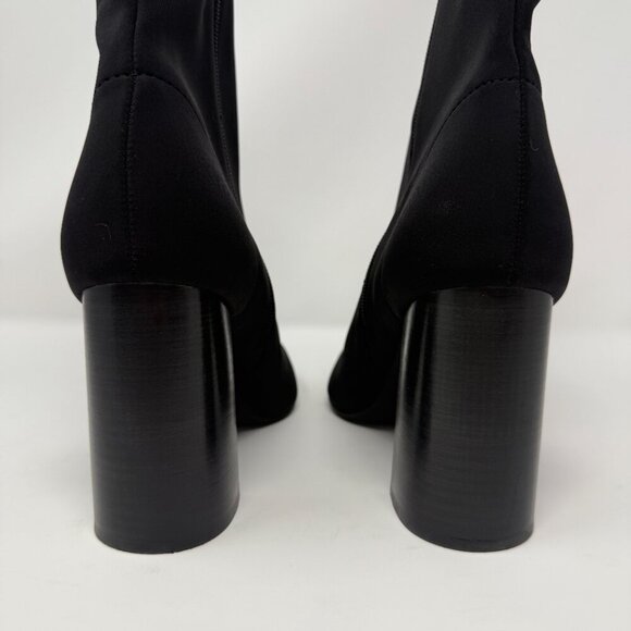 Jeffrey Campbell Siren Bootie Women's 10 Black Neoprene Pointed Toe Heels NWOB - Picture 9 of 16